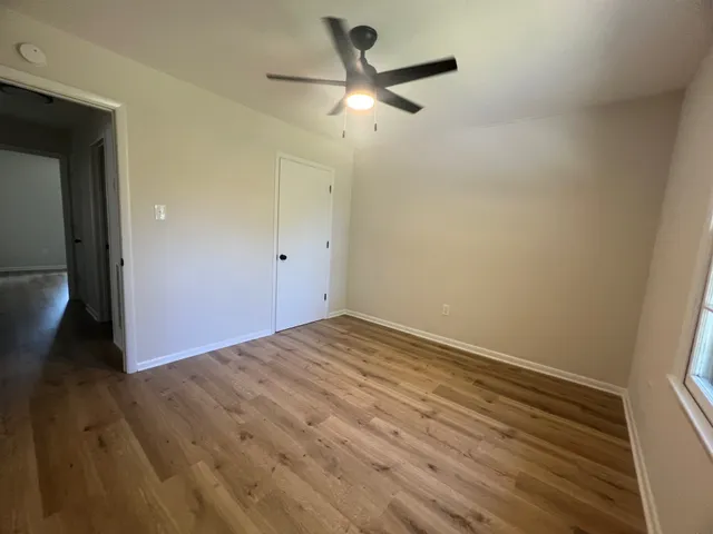 wooden floor in an empty room