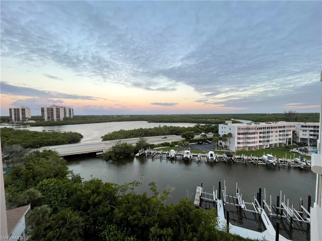 13105 Vanderbilt Drive, Unit 802 Naples, FL 34110 - Photo 26 of 32 an aerial view of river residential house with outdoor space
