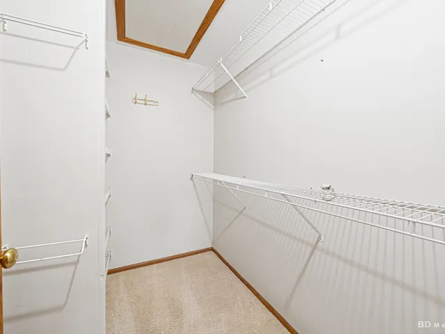 a view of a walk in closet