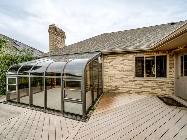 a front view of a house with a balcony