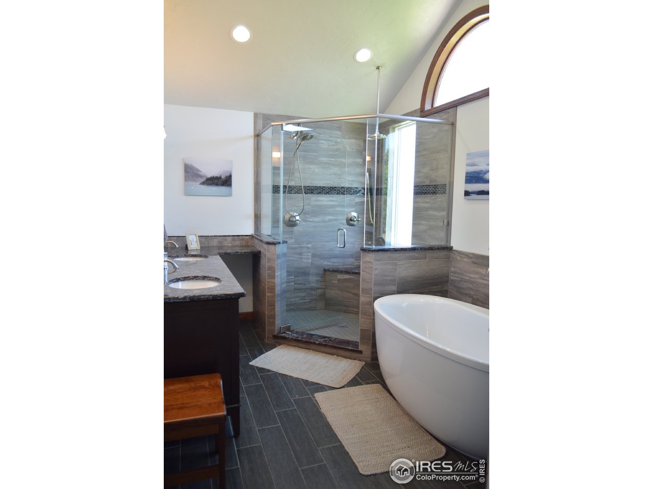 1465 Falcon Ridge Road Eaton, CO 80615 - Photo 33 of 40 Heated floors even the bench in shower is heat