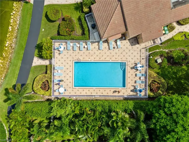 a view of a door with a tree