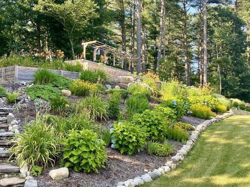 455 Broadway Hanover, MA 02339 - Photo 22 of 26 a backyard of a building with lots of green space