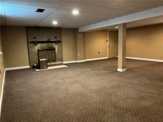 a view of a storage room