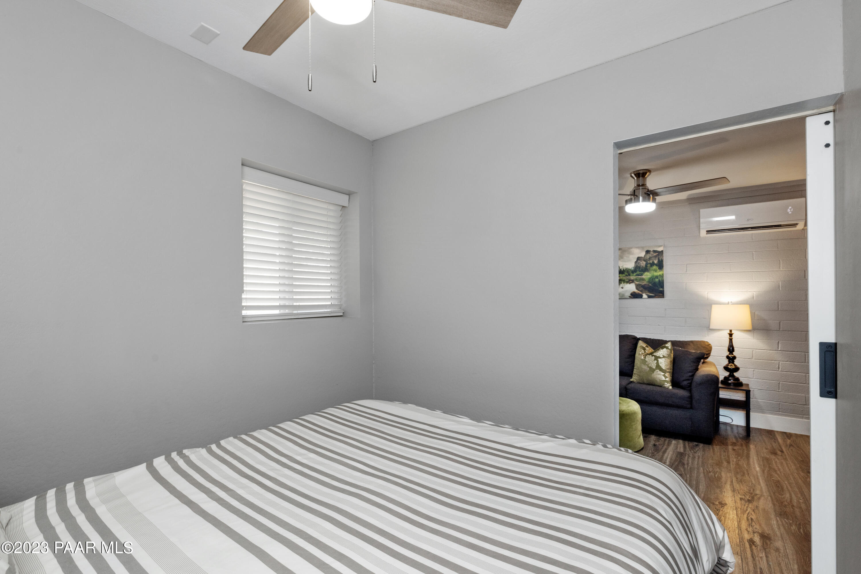 8339 Florentine Road, Unit 2 Prescott Valley, AZ 86314 - Photo 19 of 21 PRIVATE SLEEPING AREA WITH BARN DOOR