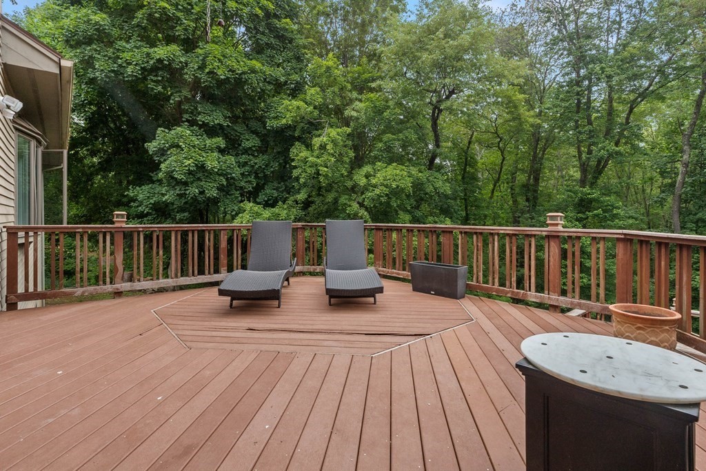 157 Spofford Road Boxford, MA 01921 - Photo 35 of 42 a view of deck with wooden floor and seating space