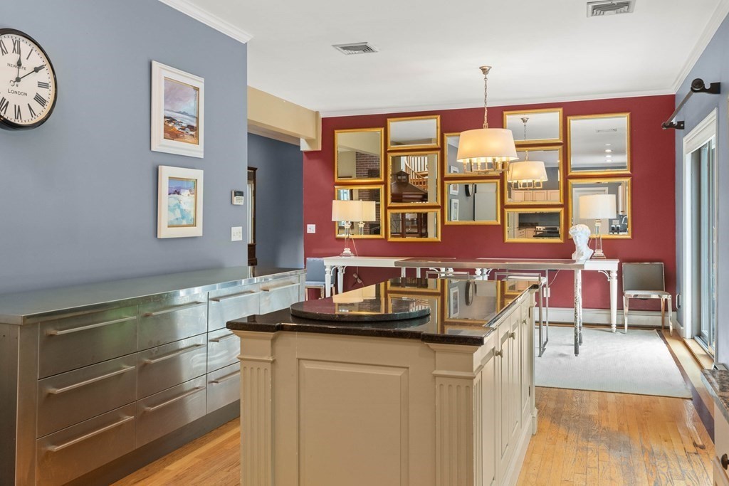 157 Spofford Road Boxford, MA 01921 - Photo 10 of 42 a kitchen with a refrigerator and a sink