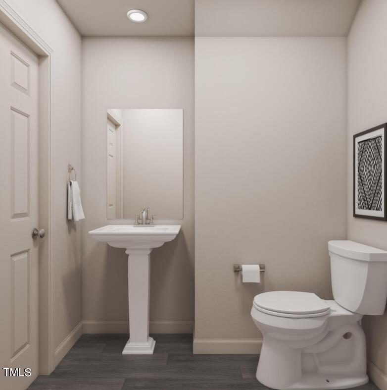 24 Andrea Court Roxboro, NC 27573 - Photo 5 of 6 Redwood Powder Bath
