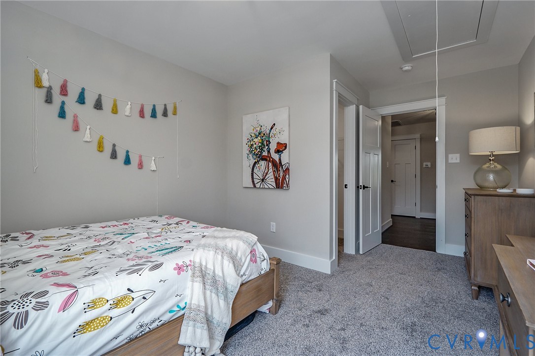 1 Scotchtown Road Beaverdam, VA 23015 - Photo 26 of 29 a bedroom with a bed and a view of bathroom