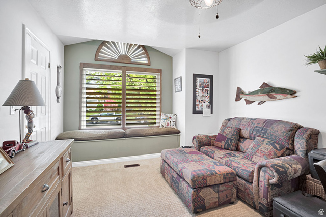 2139 Village Point Way Sandy, UT 84093 - Photo 16 of 35 2nd bedroom on main floor featuring a window seat (with storage) and walk-in closet.