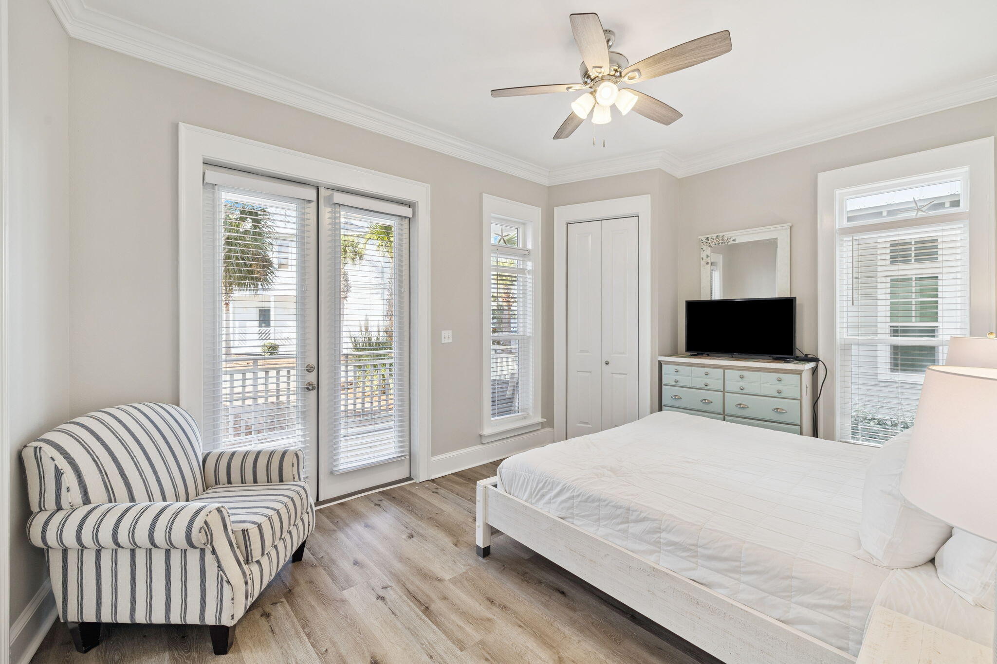 8 Barefoot Lane Seacrest, FL 32461 - Photo 20 of 62 a bedroom with a bed and a couch