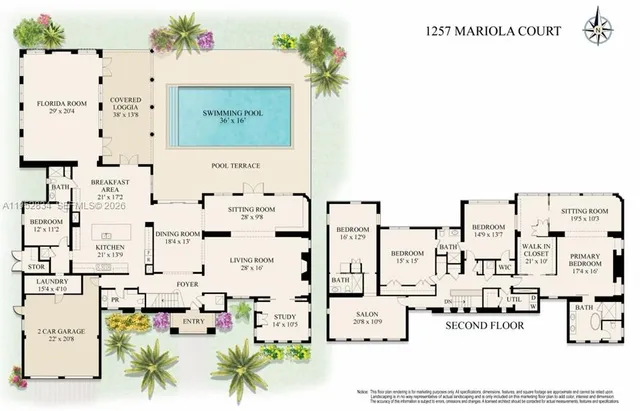 $7,995,000 | 1257 Mariola Court, Coral Gables, FL 33134
