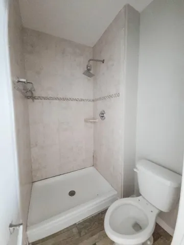 a view of a room with an empty space