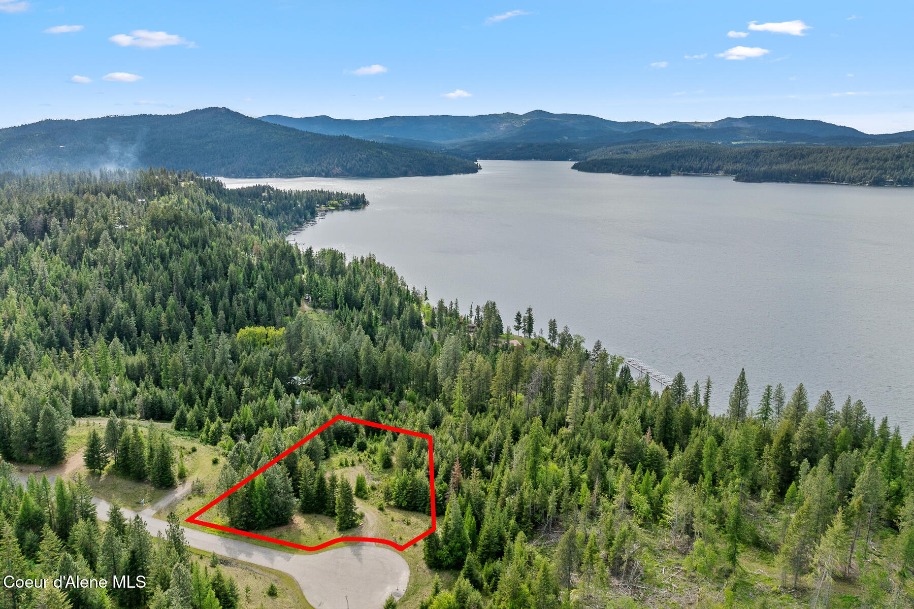 Lt4-b1 Napili Road Harrison, ID 83833 - Photo 13 of 24 Aerial_NapiliRdLot-9_Outlined