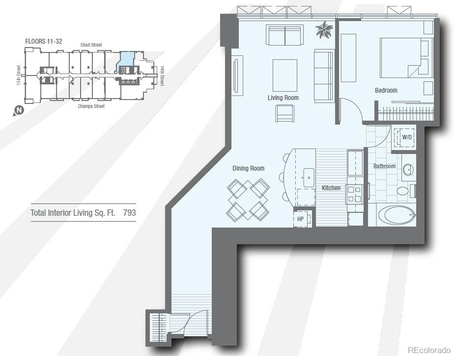 891 14th Street, Unit 1716 Denver, CO 80202 - Photo 19 of 35