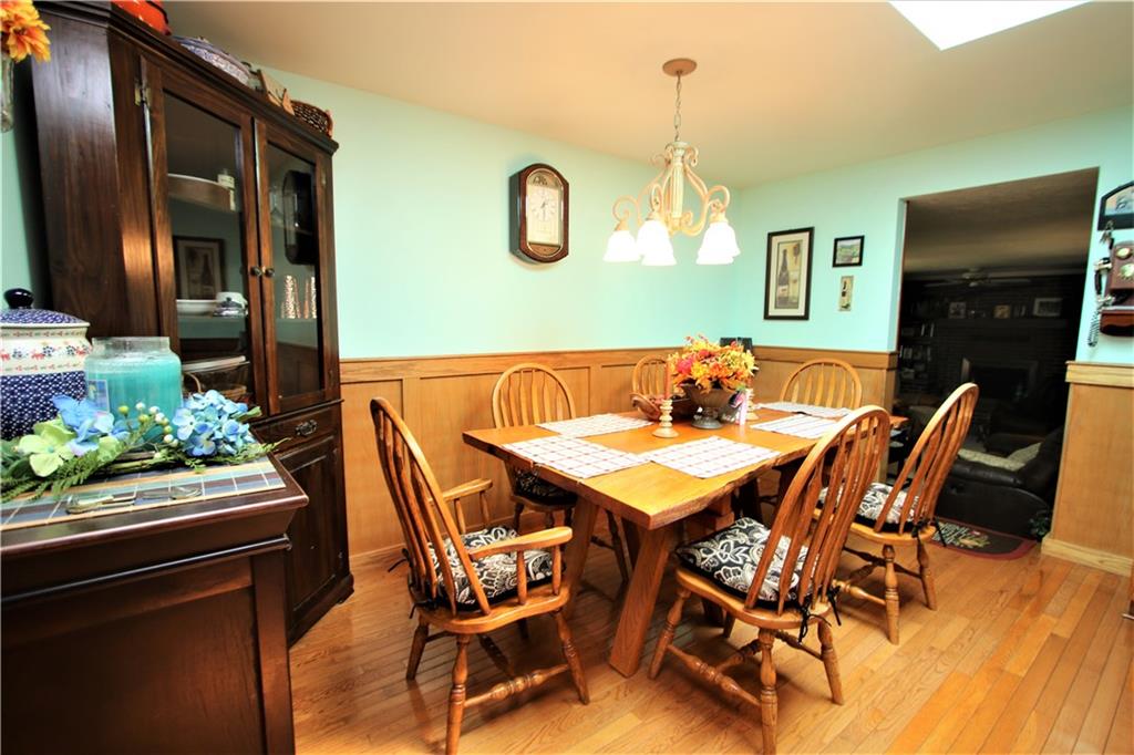 Convenient Dining Area in Spacious Eat-in KItchen leads to Family Room