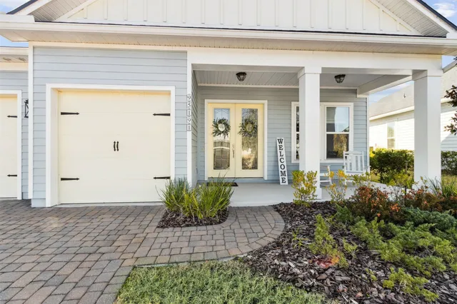 a view of front door with outdoor space