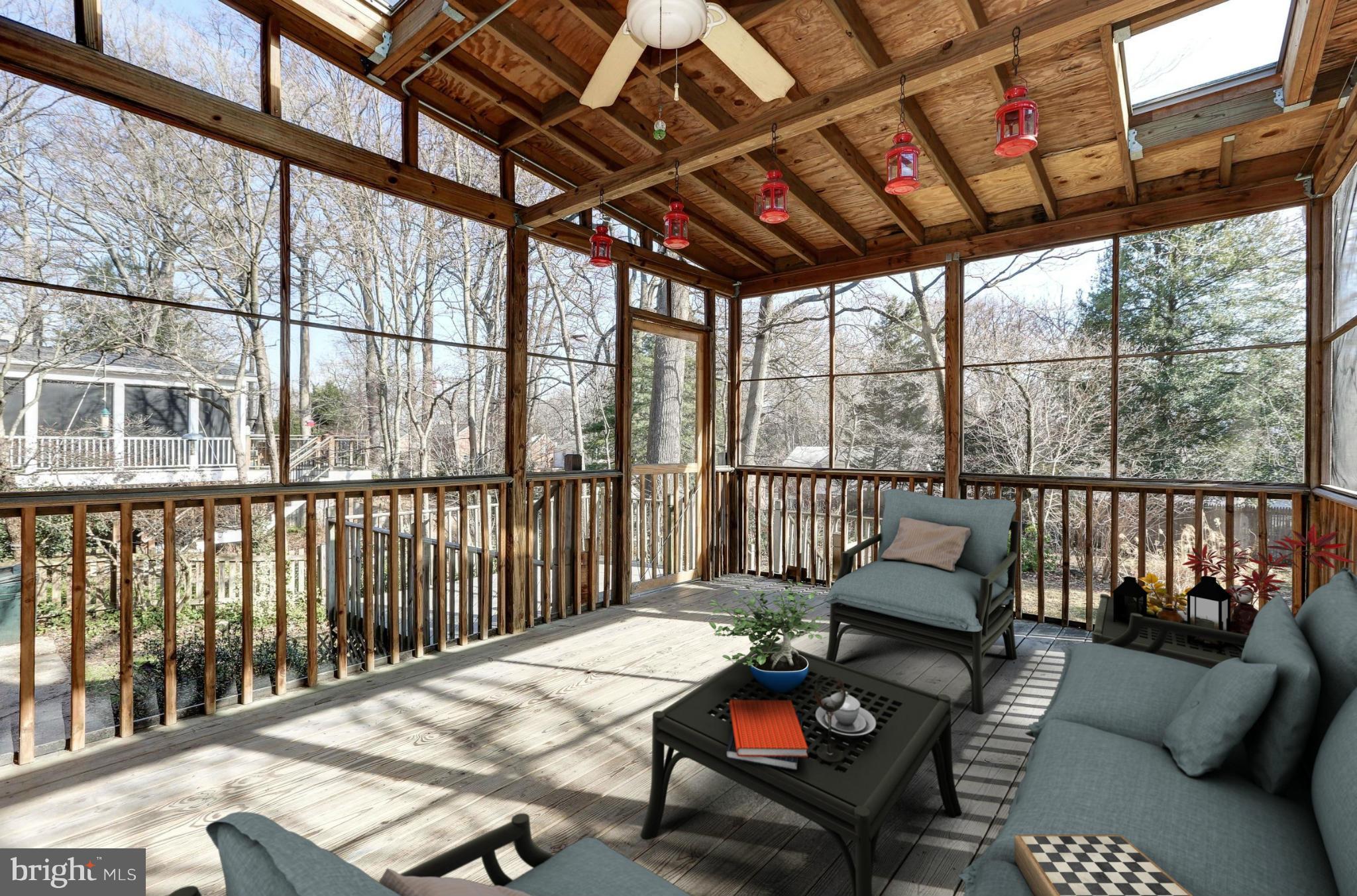 10205 Sutherland Road Silver Spring, MD 20901 - Photo 9 of 30 Screened porch. Virtual staging