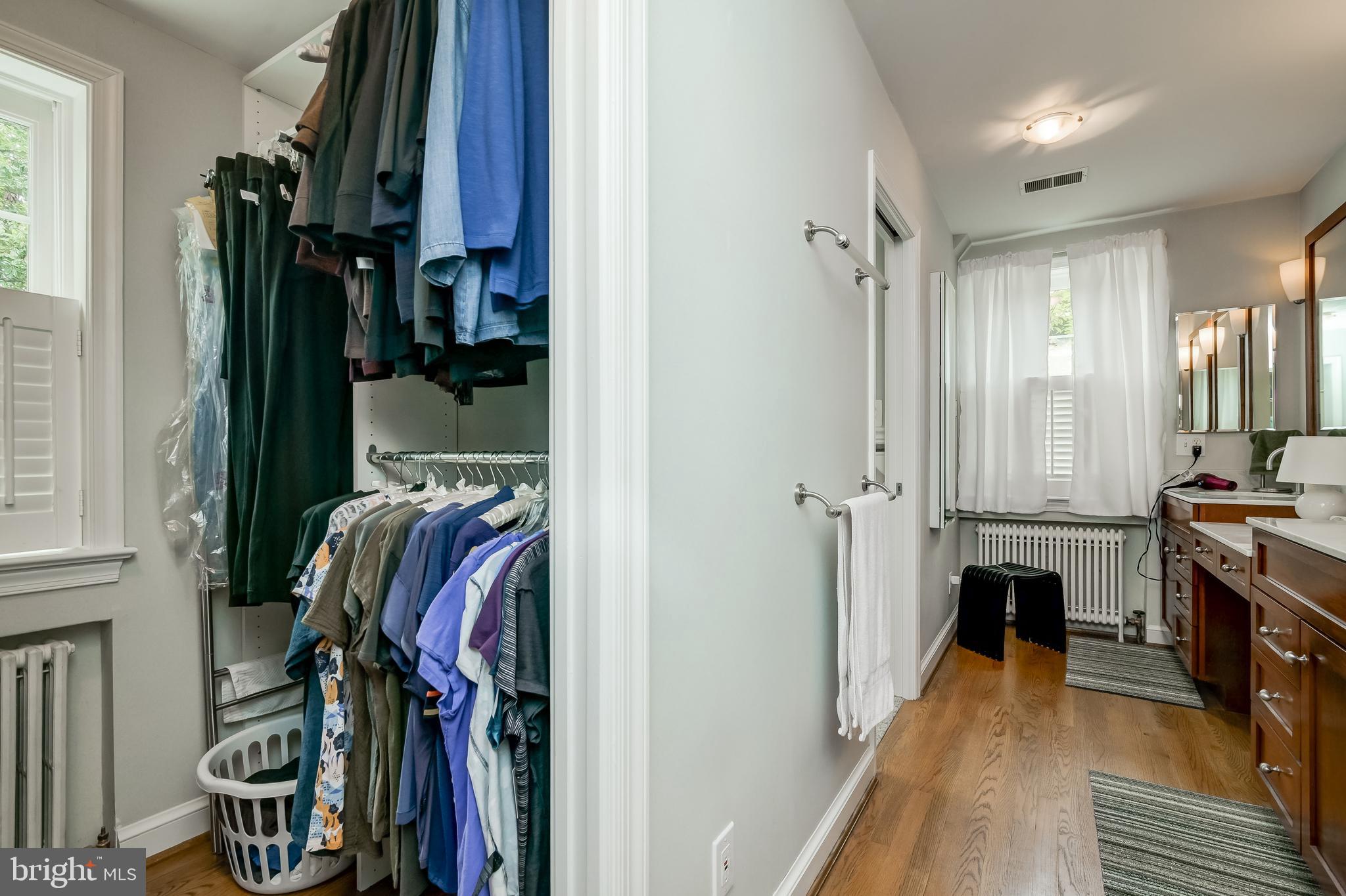 4606 Davidson Drive Chevy Chase, MD 20815 - Photo 13 of 26 a view of walk in closet with clothes and shoes