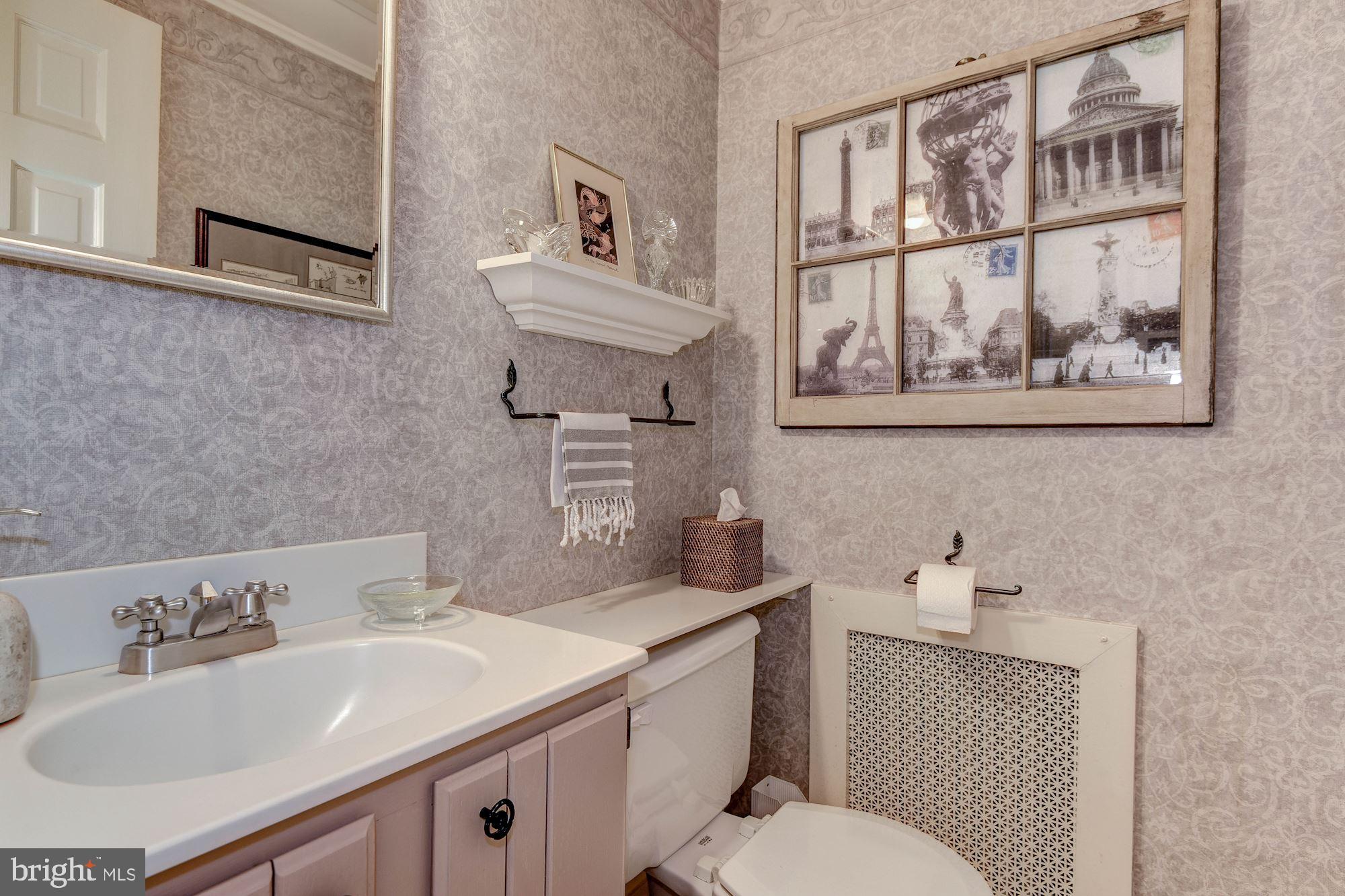 4606 Davidson Drive Chevy Chase, MD 20815 - Photo 15 of 26 a bathroom with a sink and a toilet