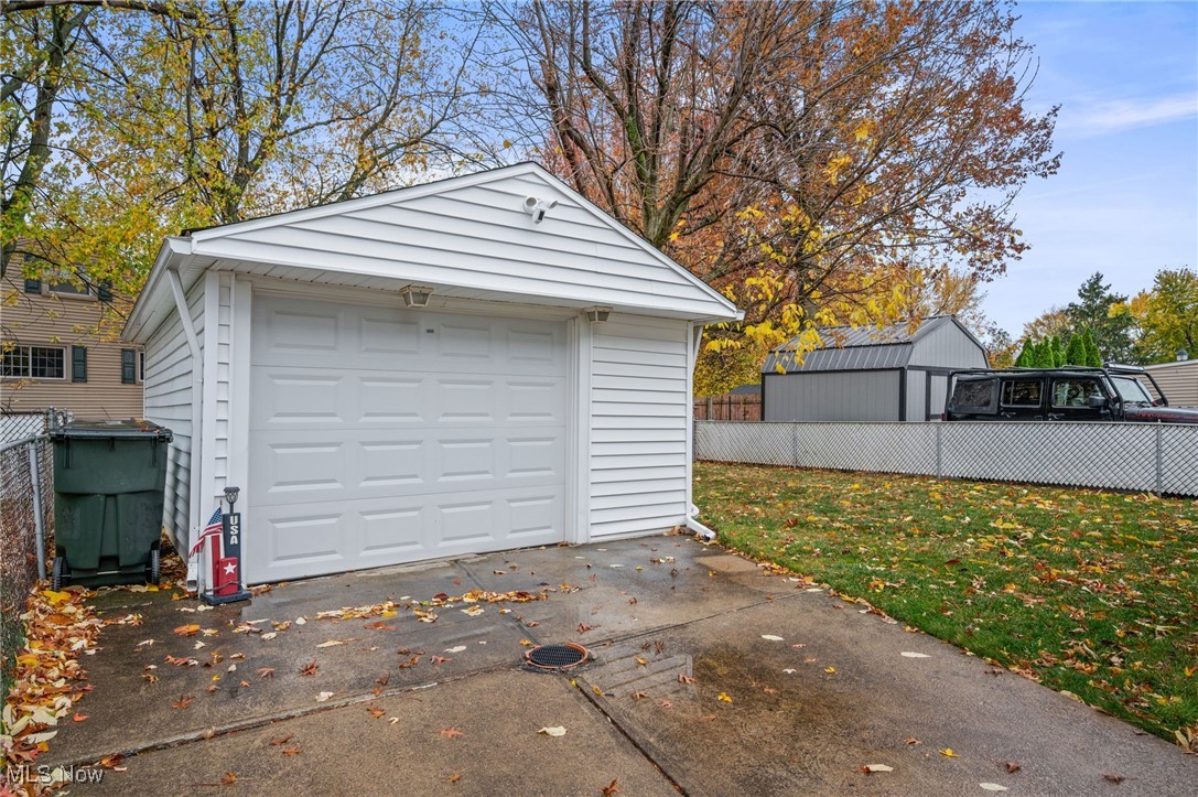 29950 Elgin Road Wickliffe, OH 44092 - Photo 38 of 40 Super detached one and half var garage with a garage door opener!