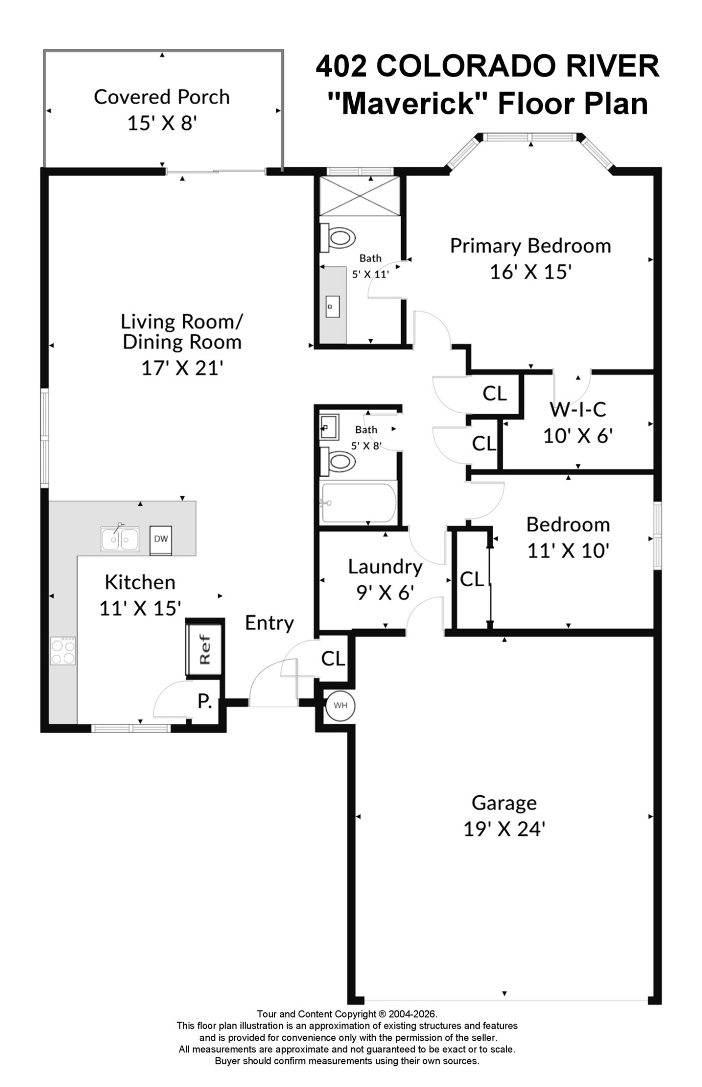 402 Colorado River Road Georgetown, TX 78633 - Photo 32 of 32 402 Colorado River RD "Maverick" Floor Plan by Del Webb