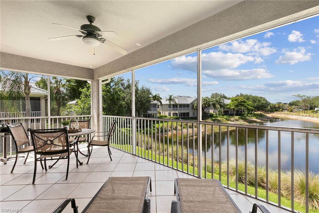 7132 Timberland Circle, Unit 201 Naples, FL 34109 - Photo 12 of 46 a view of a balcony with furniture