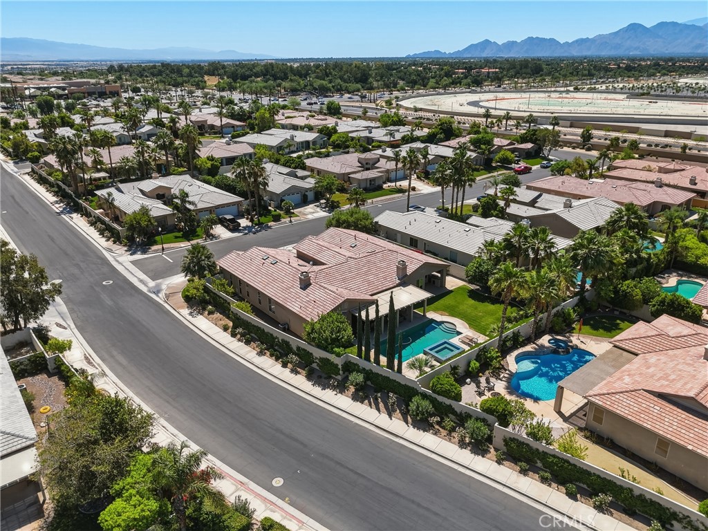 9 Orleans Road Rancho Mirage, CA 92270 - Photo 68 of 71 an aerial view of residential houses with outdoor space