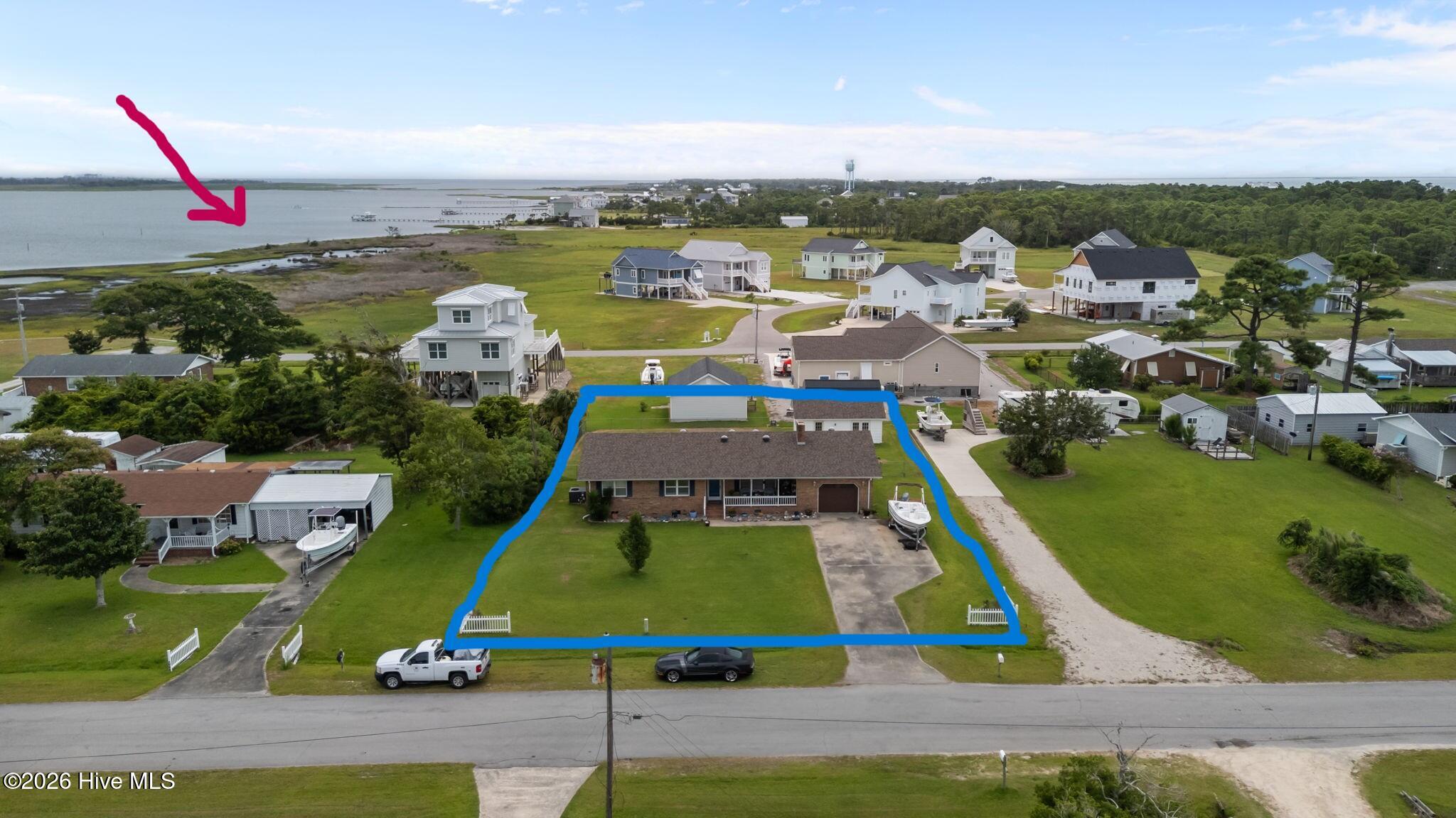 198 Mary Ella Road Harkers Island, NC 28531 - Photo 20 of 44 View to the Straits