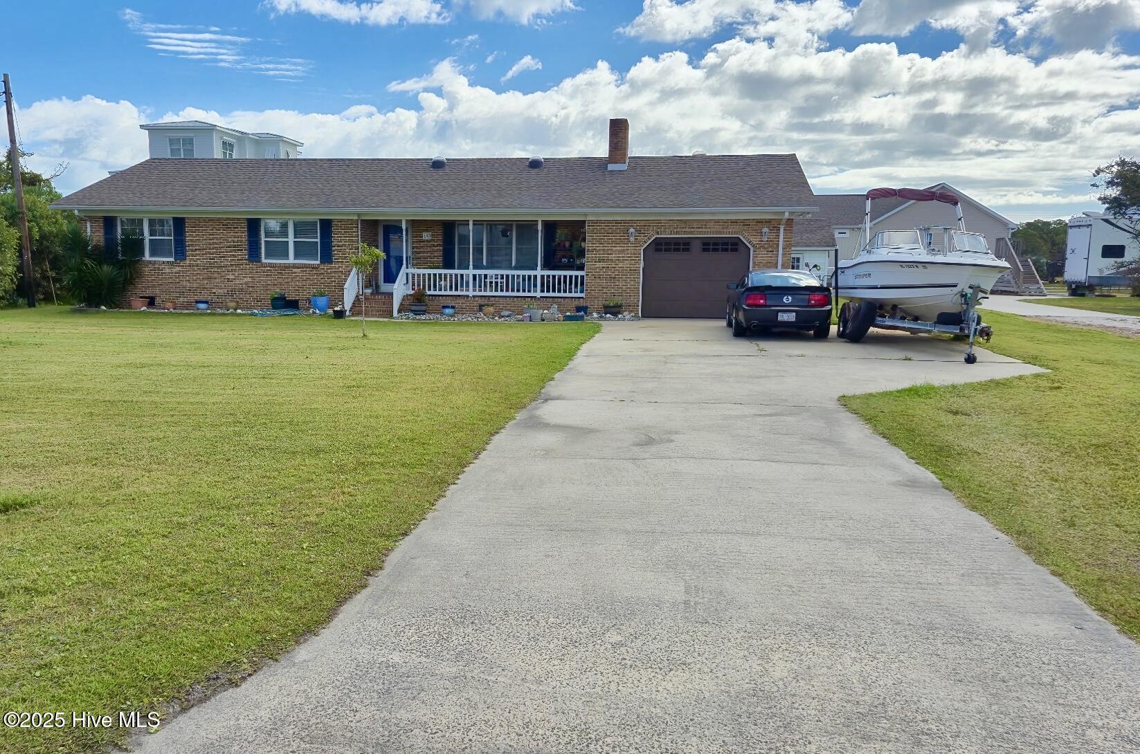 198 Mary Ella Road Harkers Island, NC 28531 - Photo 35 of 44 Extra wide driveway