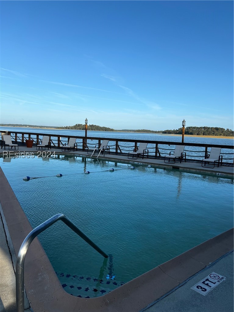 43B Jenkins Island Road Hilton Head Island, SC 29926 - Photo 15 of 19 View of dock featuring a water view