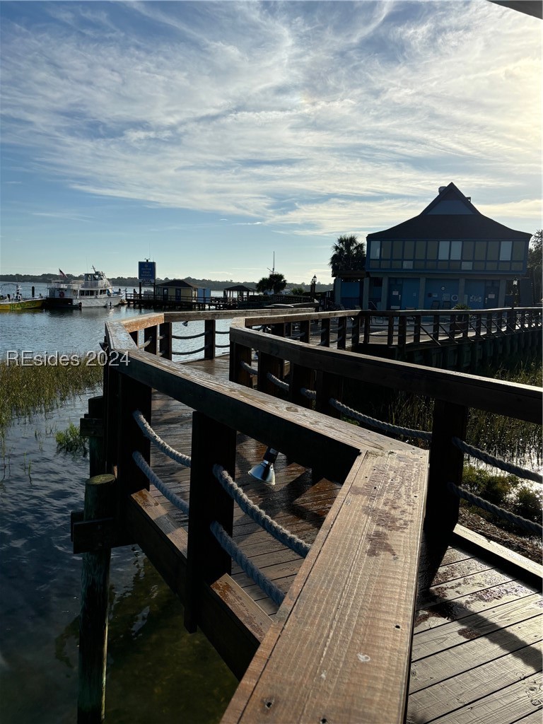 43B Jenkins Island Road Hilton Head Island, SC 29926 - Photo 19 of 19 Dock area with a water view