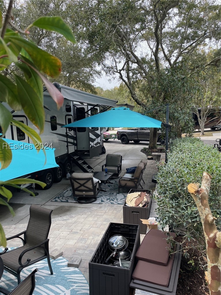 43B Jenkins Island Road Hilton Head Island, SC 29926 - Photo 8 of 19 View of patio / terrace with outdoor lounge area
