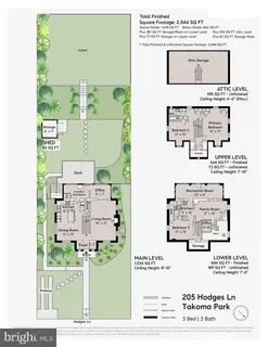 $950,000 | 205 Hodges Lane, Takoma Park, MD 20912