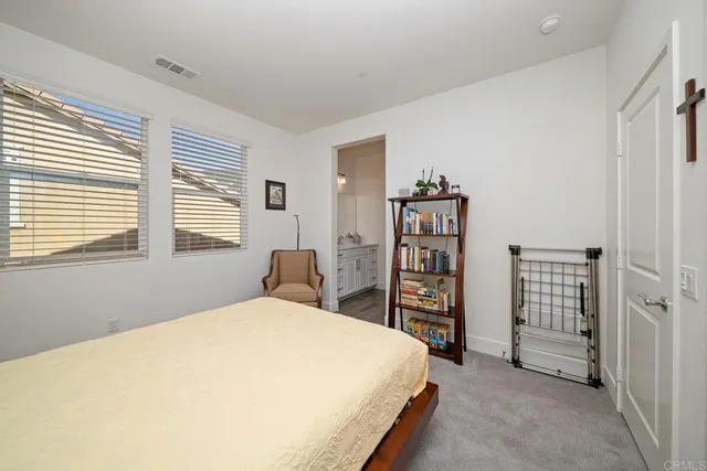 a aerial view of a house with a garden