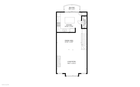 a picture of a floor plan