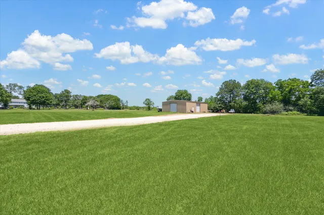 a view of a green field