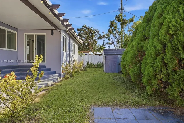 a view of outdoor space and garden