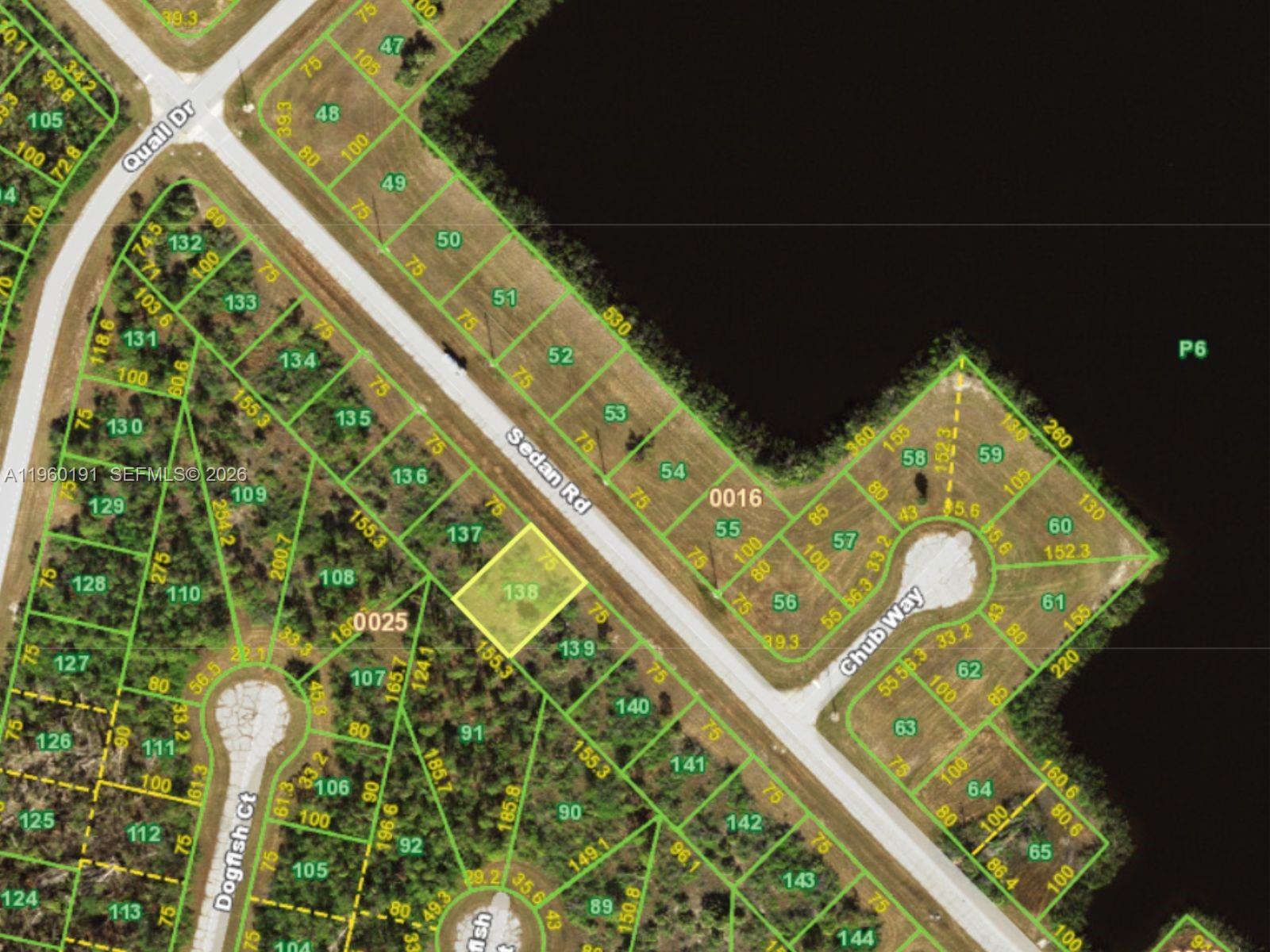 12367 Sedan Road Port Charlotte, FL 33946 - Photo 3 of 3 a blue swimming pool with a garden