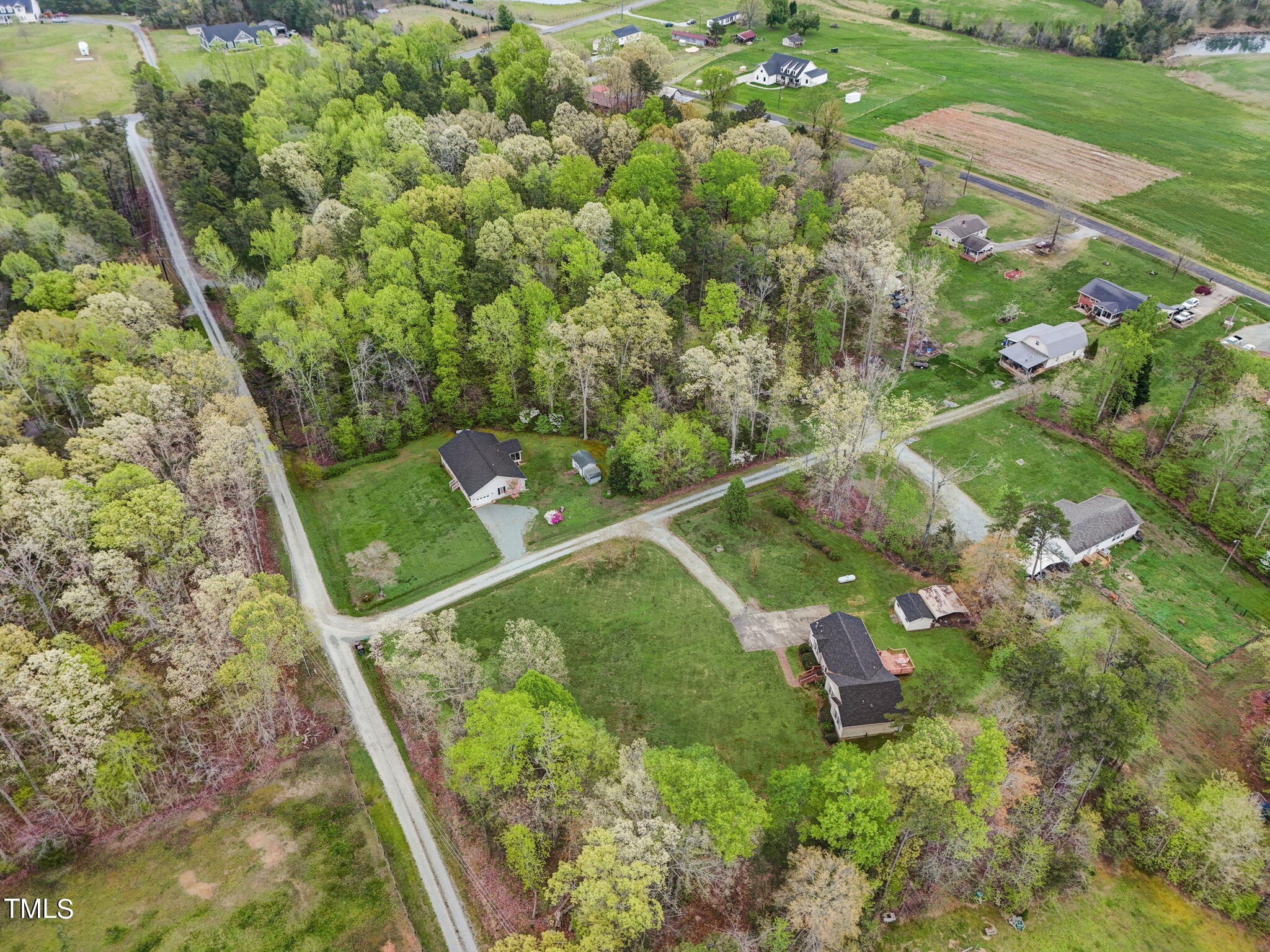 193 Lily Lane Road Roxboro, NC 27574 - Photo 44 of 45 an aerial view of a house