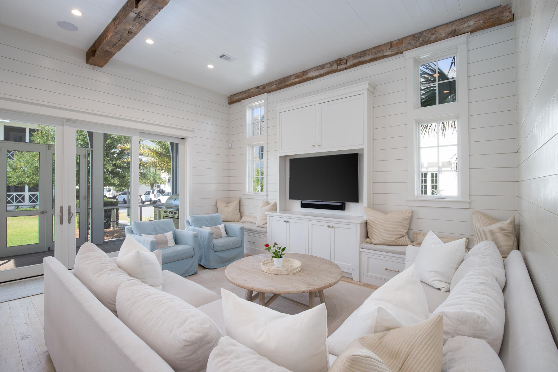 10 Rainer Lane Watersound, FL 32461 - Photo 11 of 30 a living room with furniture and a flat screen tv