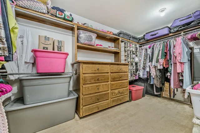 a view of walk in closet