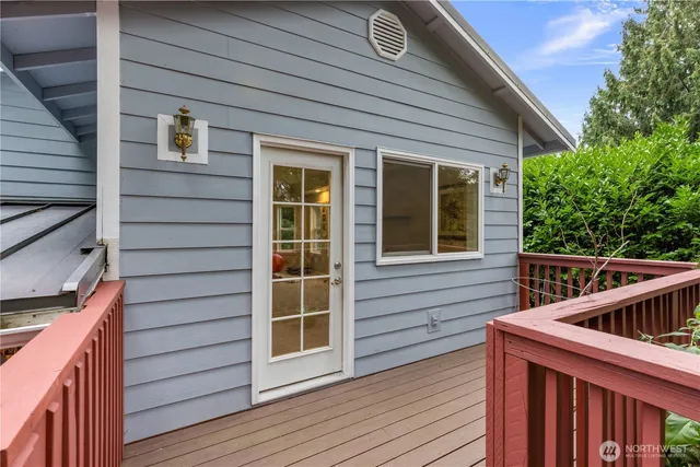 a view of front door of house
