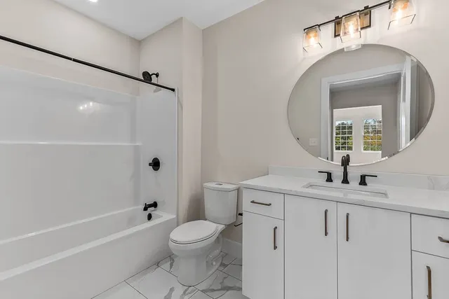 a front view of a building