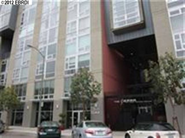a front view of a building with street view