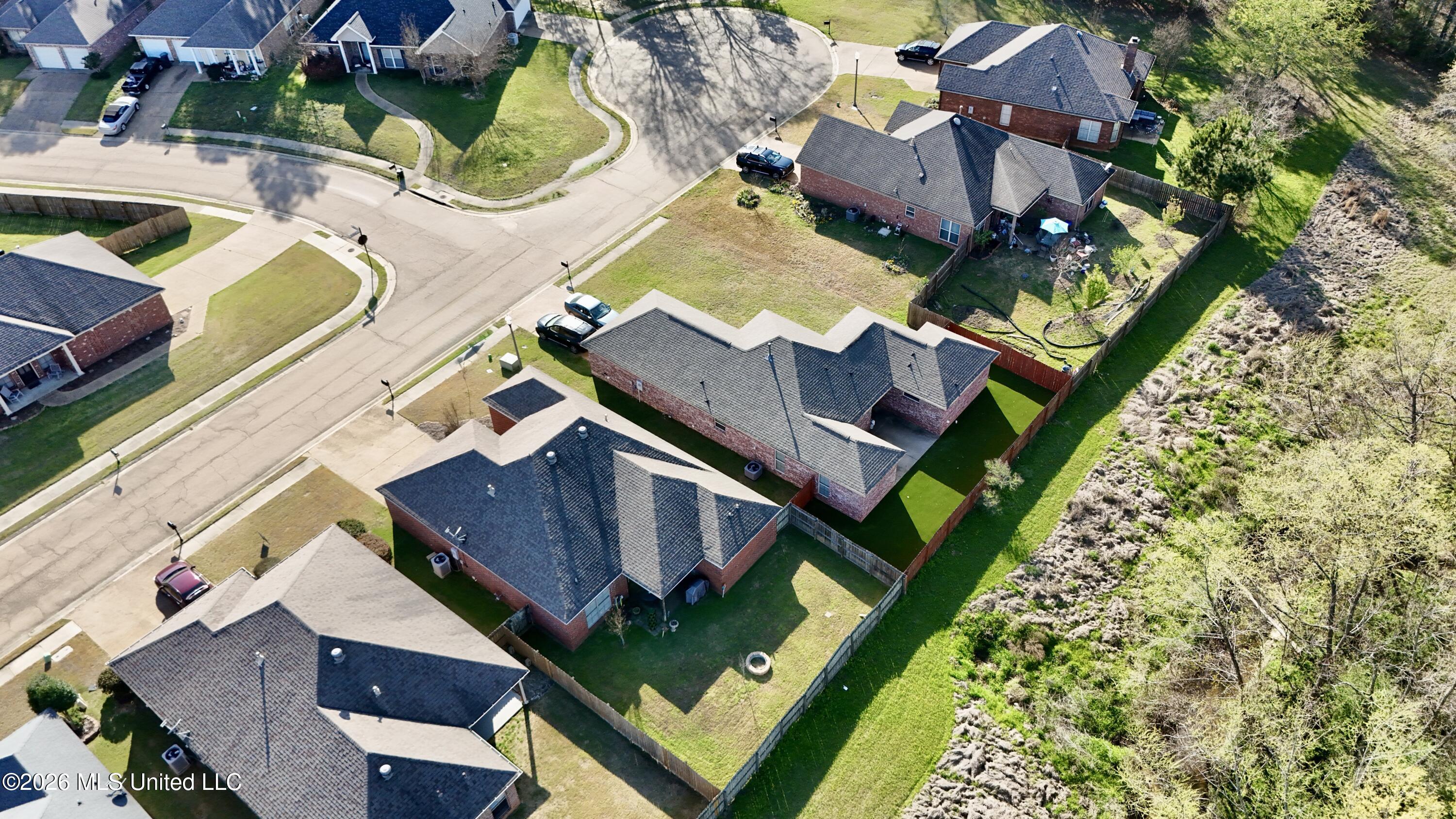 736 Hartwood Cove Brandon, MS 39042 - Photo 23 of 27 Drone- Street View