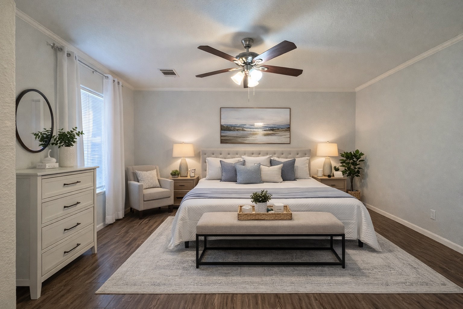 21411 Berry Ridge Lane Tomball, TX 77375 - Photo 4 of 24 Virtually staged master bedroom.
