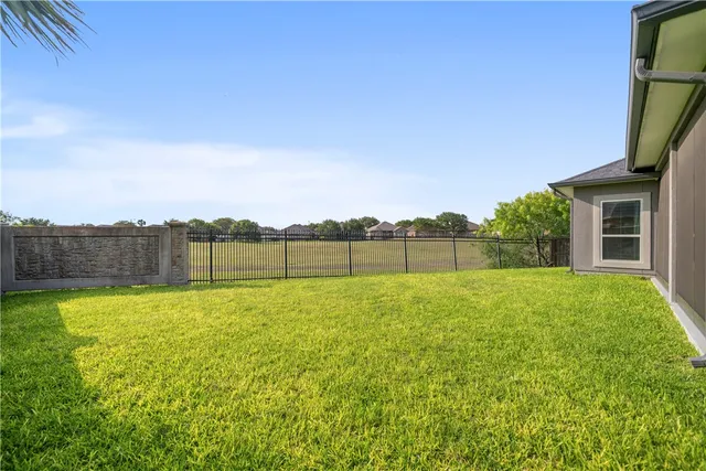 a view of an outdoor space and a yard