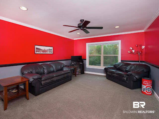 7814 Balin Drive Daphne, AL 36527 - Photo 19 of 26 This spacious room w/closet could be used as another bedroom or a recreation room.