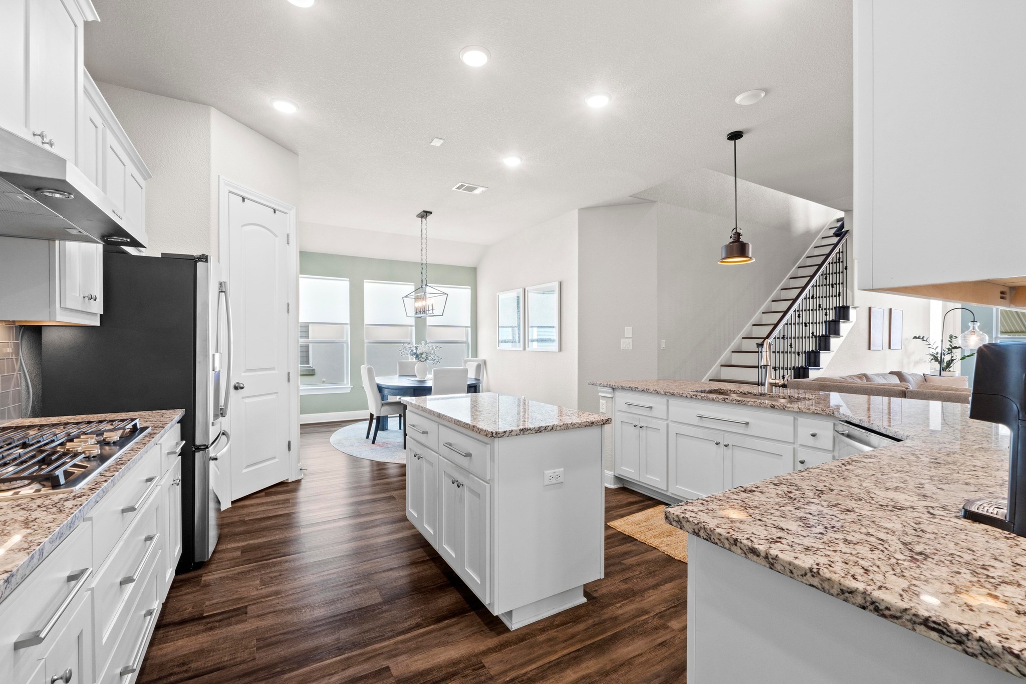 1329 Siena Sunset Road Leander, TX 78641 - Photo 11 of 33 Kitchen view of casual dining area.
